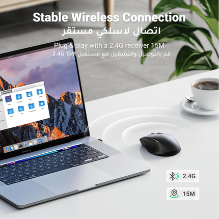 Ugreen Multi-Mode Wireless Mouse with 4000 DPI