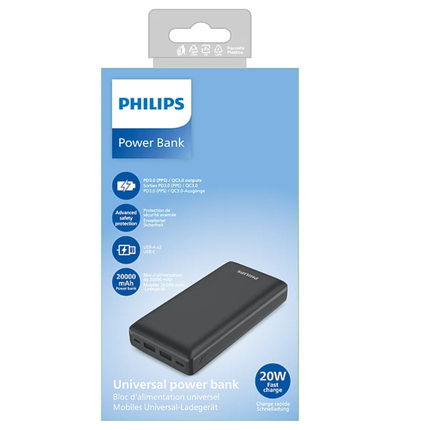 Philips DLP7721C 20000mAh 20W Fast Charging Power Bank
