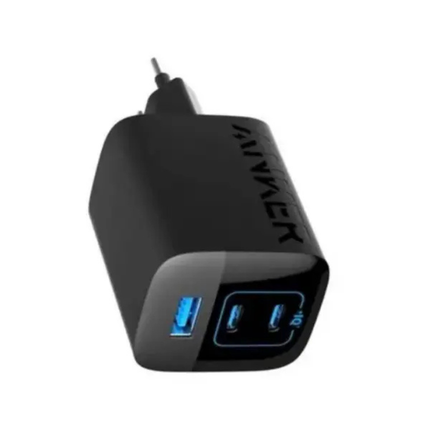 شاحن انكر 336 (Anker 336 Charger) بقوة 67 واط - تقنية GaN للشحن السريع - 3 منافذ (2x USB-C و 1x USB-A) - تصميم مدمج قابل للطي - تقنية PowerIQ 3.0 لشحن الأجهزة المتعددة
