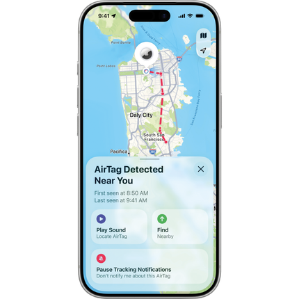 Apple AirTag (2nd Generation) - New Ultra-Wideband Chip for Pinpoint Accuracy & Enhanced Privacy