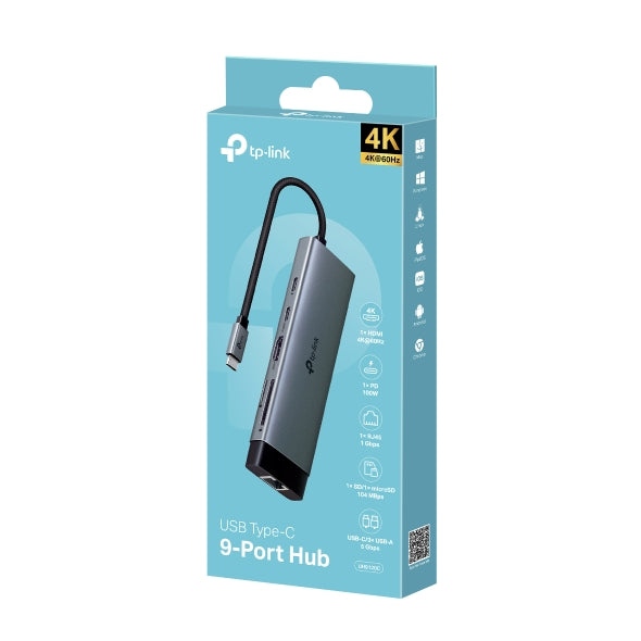 موزع TP-Link UH9120C 9-in-1 USB-C موزع TP-Link UH9120C 9-in-1 USB-C