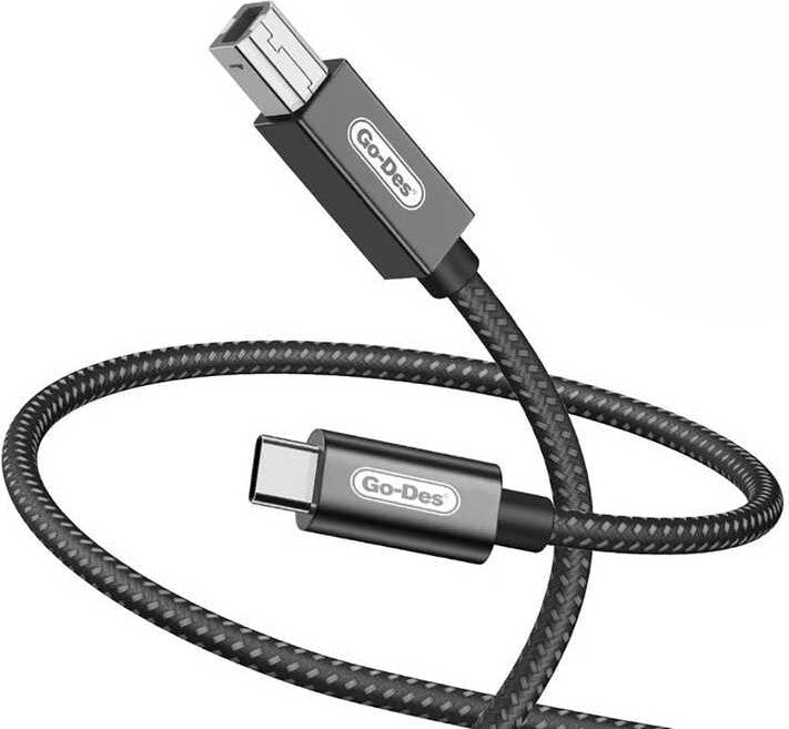 USB-C Data Sync Printer Cable GD-HM837 USB-C Data Sync Printer Cable GD-HM837