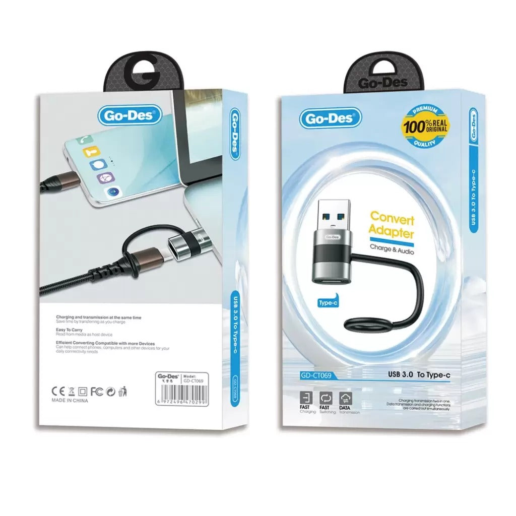 محول USB 3.0 إلى Type-C GD-CT069 محول USB 3.0 إلى Type-C GD-CT069