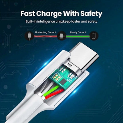 Ugreen USB-C to USB-C 5A Fast Charging Cable 1m Silver
