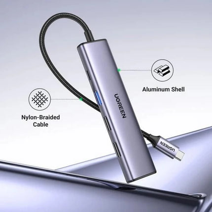 Ugreen YBD-C 5-in-1 USB-C Hub with 100W PD & 4K HDMI