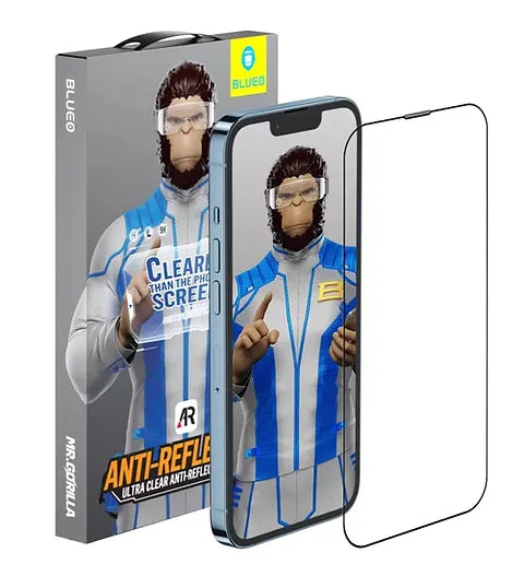 BLUEO BL023-14pro 6.7 Ultra Clear AR Anti-Reflective HD Glass with Applicator Pro - Black for iPhone 14 Pro Max (6.7″)