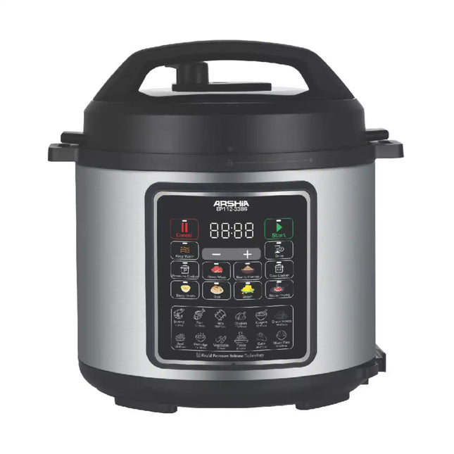 Digital Pressure Express Cooker 6L From Arshia Versatile Cooking | EP112-3386 | 3386
