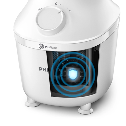 Philips Blender Series 3000 - 1.9L Capacity, ProBlend Tech, 2 Speeds + Pulse - HR2041/10