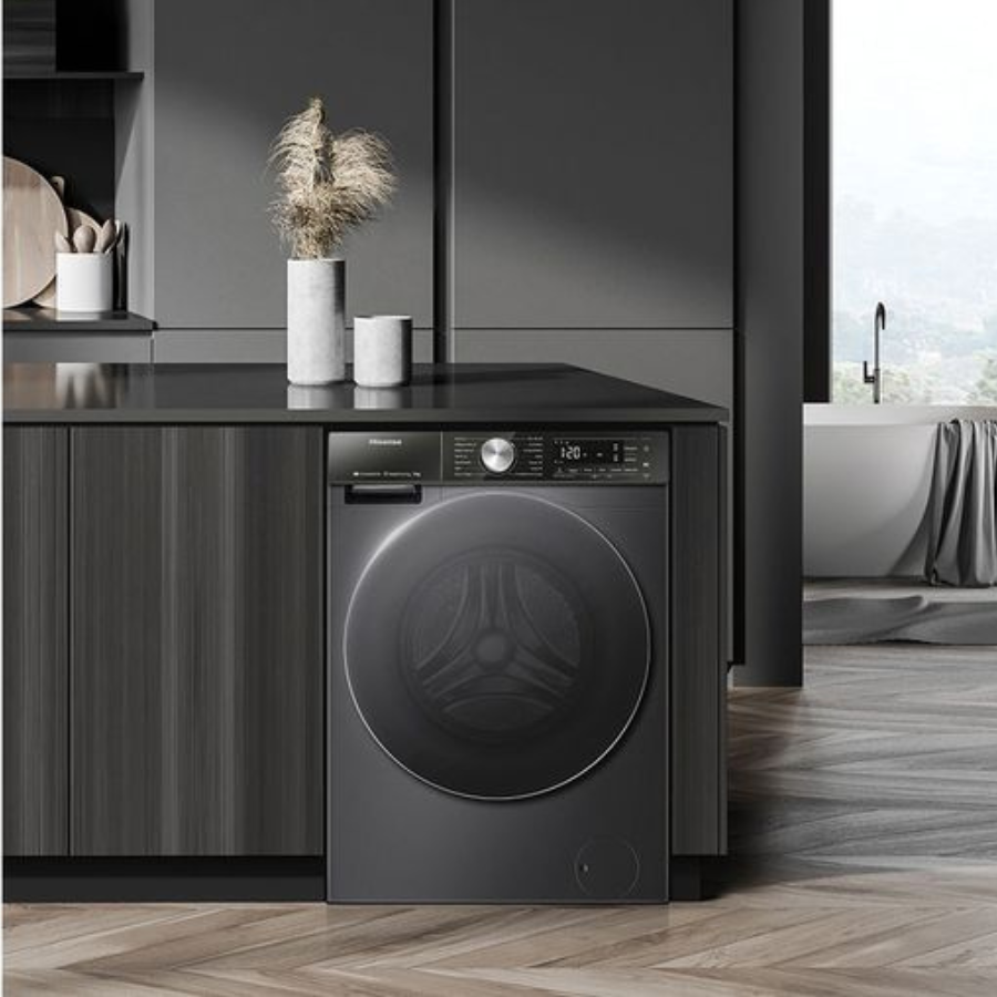 غسالة هايسنس تحميل أمامي (Hisense) - سعة 12 كجم، 1400 دورة مع محرك إنفيرتر وتقنية AI الذكية والغسيل بالبخار غسالة هايسنس تحميل أمامي (Hisense) - سعة 12 كجم، 1400 دورة مع محرك إنفيرتر وتقنية AI الذكية والغسيل بالبخار