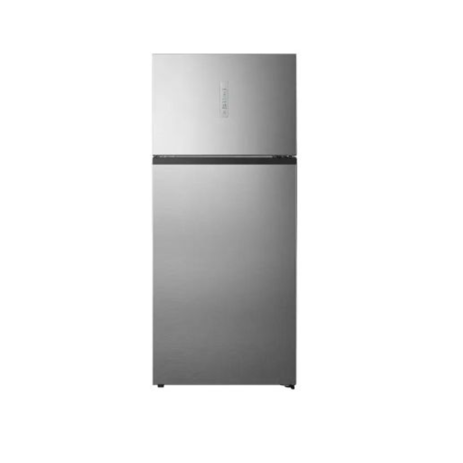 ثلاجة هايسنس بفريزر علوي (Hisense RT3N729NBI) - سعة 551 لتر، لون أسود إينوكس مع تقنية Total No Frost ومحرك إنفيرتر ذكي