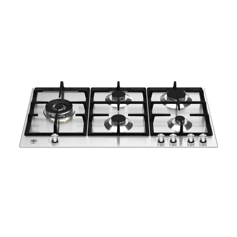 مسطح غاز لاجيرمانيا مدمج (Built-in) مقاس 90 سم - 5 شعلات غاز، مناصب حديد سكب (Cast Iron) مع نظام أمان كامل وإشعال ذاتي مسطح غاز لاجيرمانيا مدمج (Built-in) مقاس 90 سم - 5 شعلات غاز، مناصب حديد سكب (Cast Iron) مع نظام أمان كامل وإشعال ذاتي