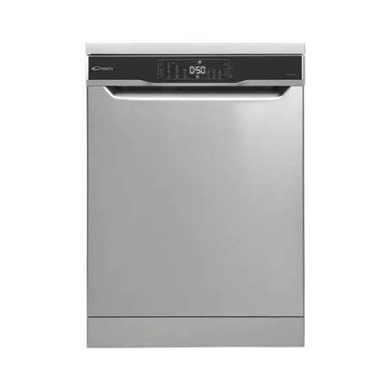 Conti Dishwasher 8 Programs - 3 Sprayer System for Perfect Wash, Large Capacity, Silver Finish with Digital Display