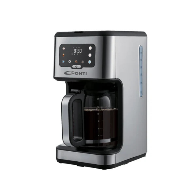 Conti American Coffee Maker 1.7L - Up to 15 Cups, Anti-Drip System, Washable Filter with Keep Warm Function