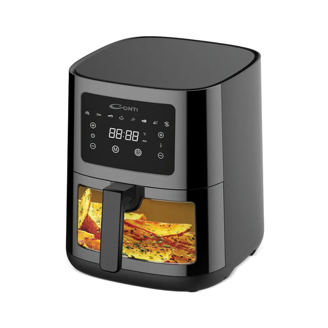 Conti Air Fryer 8L - Extra Large Family Capacity, LED Digital Touch Screen, Oil-Free Healthy Cooking & Rapid Air Circulation