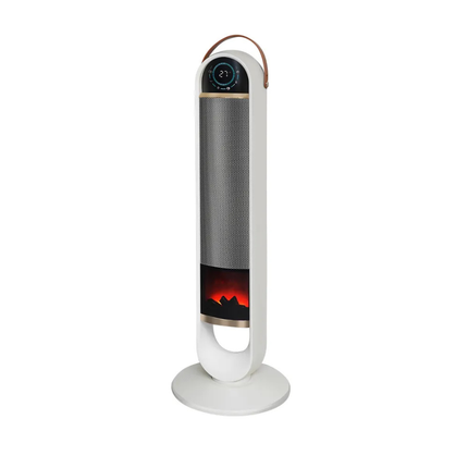 Conti Ceramic Electric Heater 2000W - TCH-2003-OW, PTC Fast Heating Technology, 2 Heat Settings, & Advanced Safety System in White