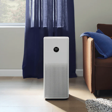Xiaomi Smart Air Purifier 4 Pro - Up to 60m² Coverage, 3-in-1 High-Efficiency Filter, Negative Air Ionization, & Smart OLED Display