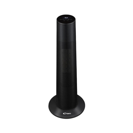 Conti Ceramic Electric Heater 2000W - Tower Design in Black, PTC Fast Heating Technology, Oscillation Function, & Overheat Protection