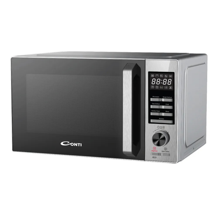 Conti Microwave 32L - Luxury Black Design, Smart Digital LED Control, Multi-Auto Cook Programs, Professional Defrost, & Child Safety Lock