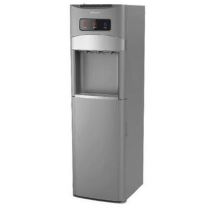 Conti Table-Top Water Cooler - Sleek Silver Design, Hot & Cold Water Tanks, Easy-Press Taps, & Overheat Protection System