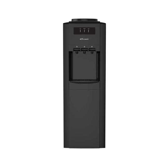 Conti Table-Top Water Dispenser , 3 Taps (Hot/Warm/Cold), High-Efficiency Cooling & Heating, & Advanced Safety System