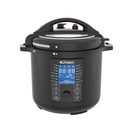 Conti Electric Pressure Cooker - 12L Capacity, 1600W Power, Digital Display, Multiple Cooking Programs, High Safety, & Non-Stick Pot
