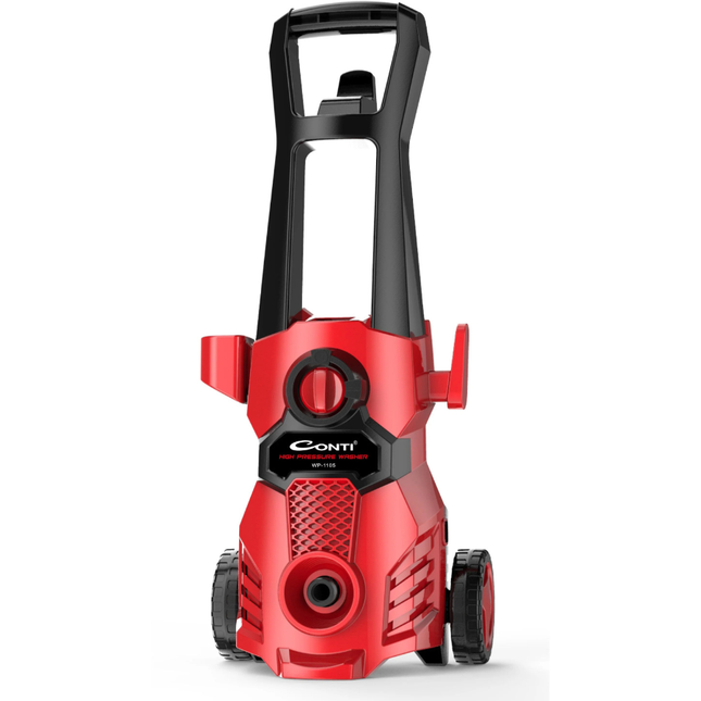 Conti High Pressure Washer - 1400W Power, Powerful Pressure, Compact Design, Ideal for Cars & Gardens, & Multiple Attachments - WP-1105