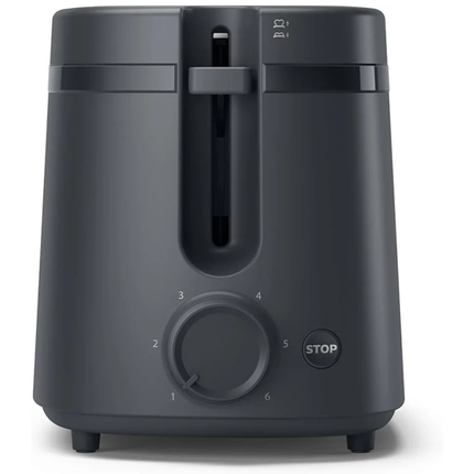 محمصة خبز فيليبس (Philips) - فتحتان، قدرة 650 واط، 8 إعدادات للتحمير، إيقاف تلقائي، وتصميم مدمج