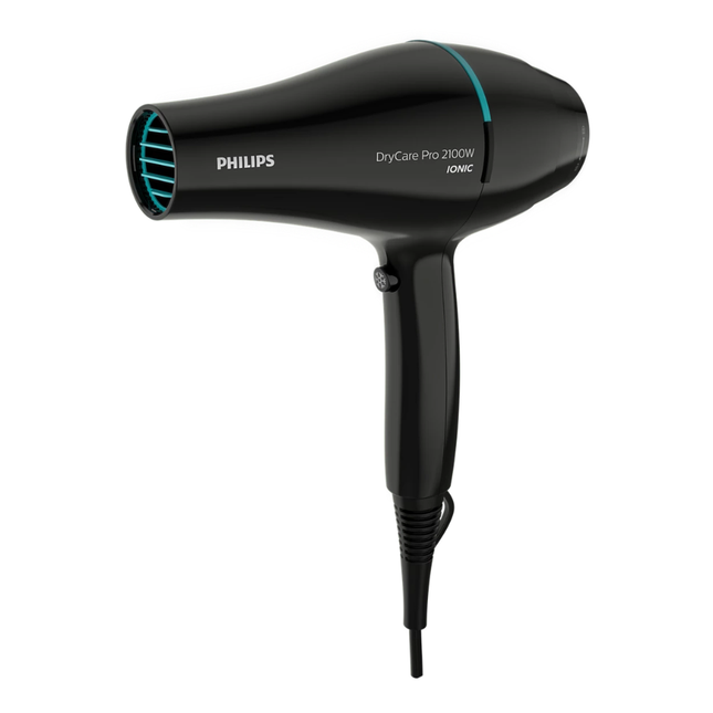 Philips DryCare Pro Hair Dryer - 2200W, AC Motor, Fast Drying, Ionic Conditioning, & Multiple Settings - BHD272/03