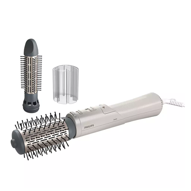 Philips Hair Styler - 1000W, 2 Attachments, Ionic Care, Heat Settings, & Compact Design - BHA710/13