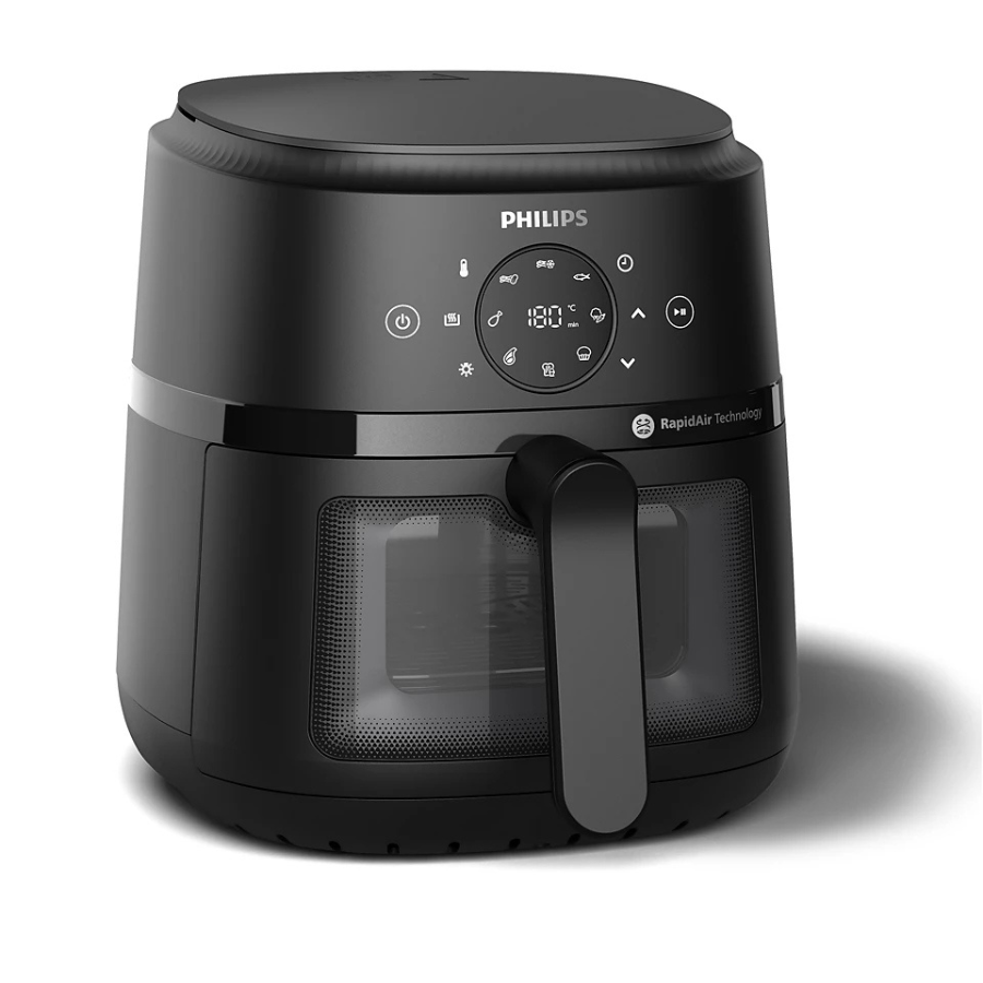 Philips Airfryer 2000 Series - 4.2L Capacity, Rapid Air Technology, 13 Cooking Functions, Digital Touch Screen, & Compact Design - NA220/09