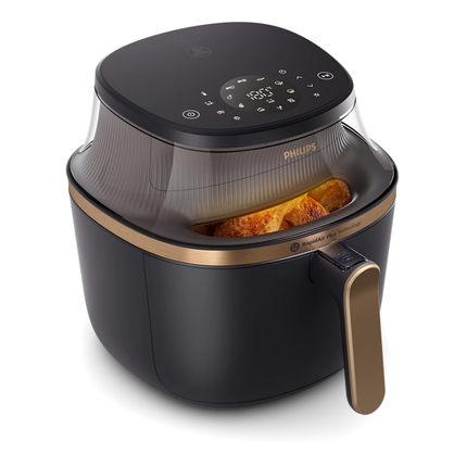 Philips Airfryer 3000 Series - 6.2L Capacity, Rapid Air Technology, 12 Cooking Functions, Digital Touch Screen, & XL Design - NA332/09