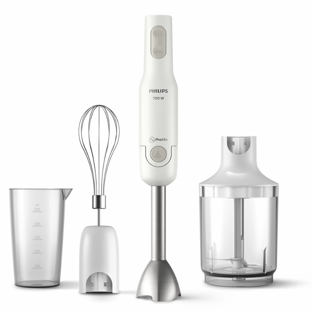 Philips Hand Blender 700W - Compact Design, Durable Blades, & Multiple Speeds for Sauces and Soups