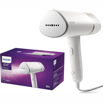 Philips 3000 Series Handheld Steamer - Compact and Foldable Design, Ready in 30 Seconds, 1000W - STH3020/16