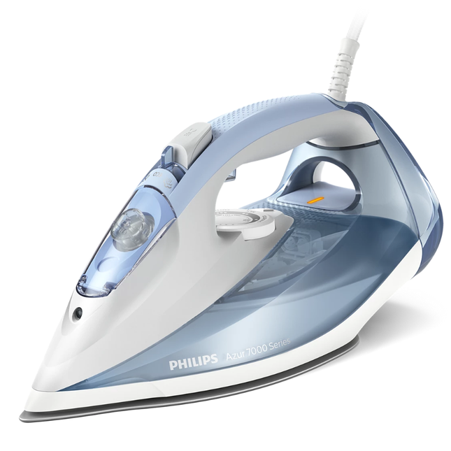 Philips 7000 Series Steam Iron - 2600W, 45g/min Continuous Steam, 220g Steam Boost, SteamGlide Plus Soleplate - DST7011/26