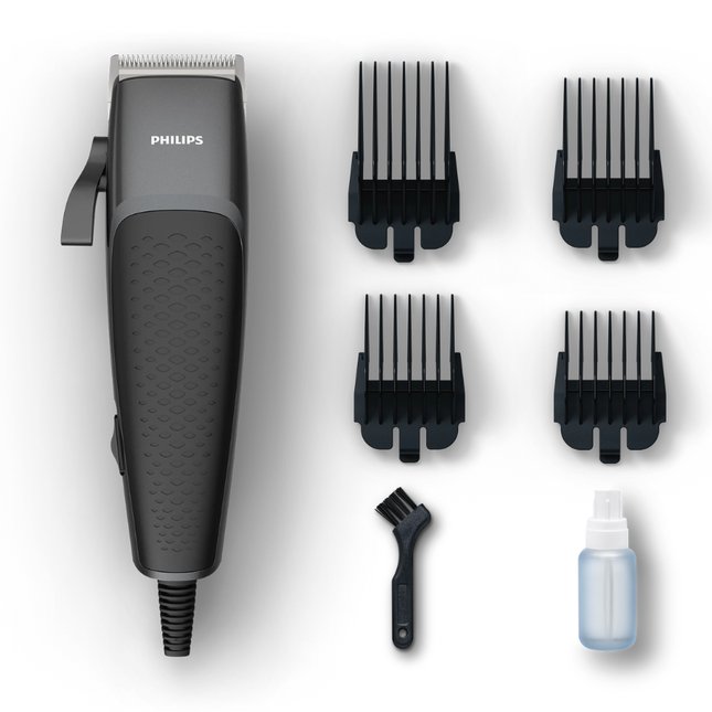 Philips Hairclipper Series 3000 - Powerful Motor, Stainless Steel Blades, 5 Length Settings, Corded Use - HC3100/13