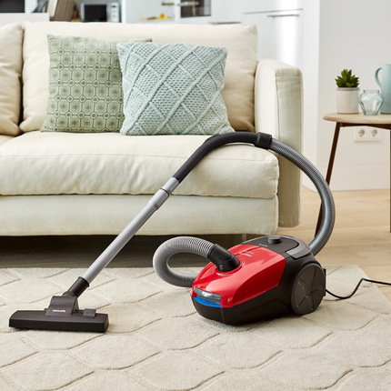 مكنسة فيليبس 2000 سلسلة - مكنسة بكيس، قوة 1800 واط، فلتر Super Clean Air، تصميم مدمج