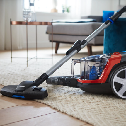 Philips Bagless Vacuum Cleaner Series 3000 - PowerCyclone 5 Tech, 1900W Power, Allergy Filter - FC9351/61