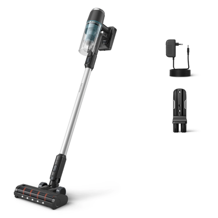 Philips Cordless Vacuum Cleaner Series 3000 - Powerful Digital Motor, 60 min Runtime, LED Lights - XC3031/61
