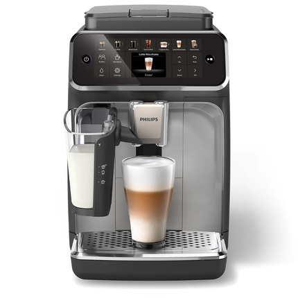 Philips Coffee Machine Series 4400 - Fully Automatic, LatteGo System, 12 Coffee Types - EP4446/70