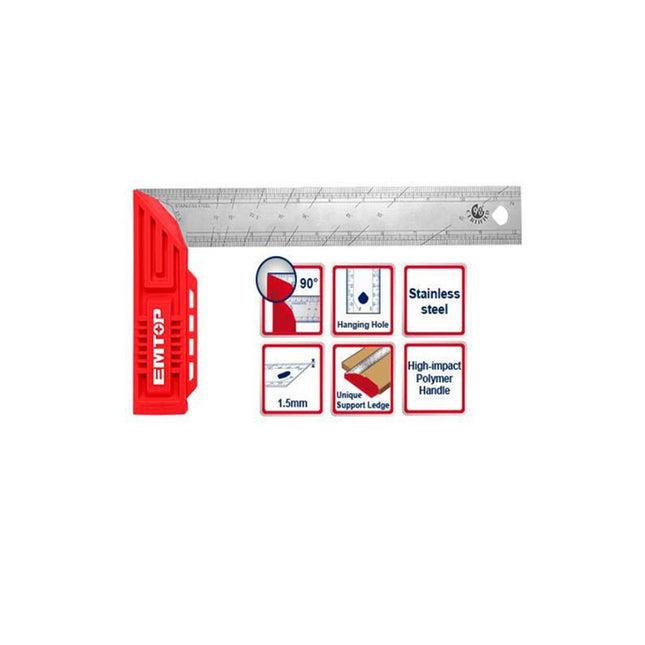EMTOP ESRR30001 Angle Square – 12inch  (300 mm)