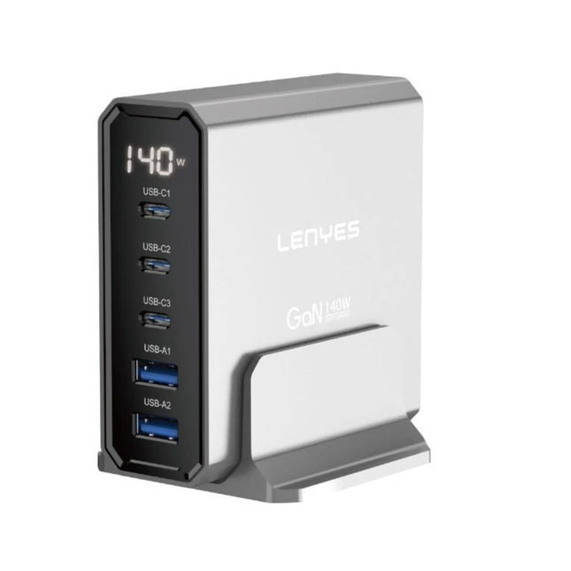 Lenyes LCH70 140W GaN Multi-Port Fast Charging Dock with LED Display