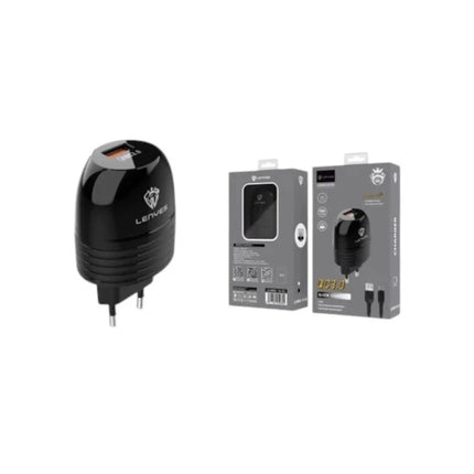 Lenyes LCH092 1 USB QC 3.0 Fast Charging Set -Micro cable
