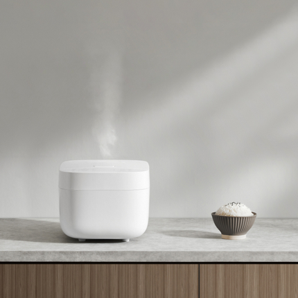 جهاز طهي الأرز الذكي متعدد الوظائف من شاومي (Xiaomi Smart Multifunctional Rice Cooker) - سعة 3 لتر مع تحكم ذكي عبر التطبيق و8 وظائف طهي مدمجة