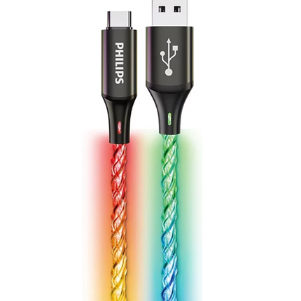 Philips DLC5140A 1.2m RGB Ambilight USB-A to USB-C Cable