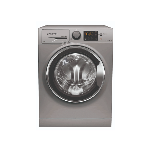 غسالة أريستون تحميل أمامي (Ariston NLLCD 945 S A EX) - سعة 9 كجم، 1400 دورة مع تقنية البخار ومحرك إنفيرتر هادئ