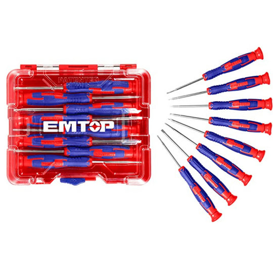 EMTOP ESSTP0802 – 8Pcs ElectronicScrewdriver Set  