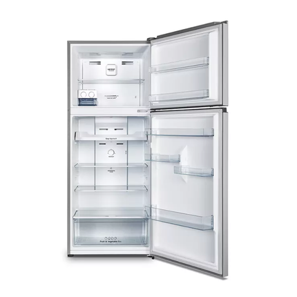 ثلاجة هايسنس فريزر علوي (Hisense Top Mount) - متوفرة بسعات 375، 466، 504 لتر مع تقنية Total No Frost ونظام تدفق الهواء المتعدد