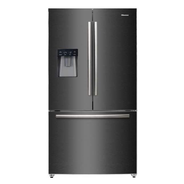 Hisense French Door Refrigerator - RF820N4WBU - 575L Capacity - Silver with Water Dispenser & Total No Frost