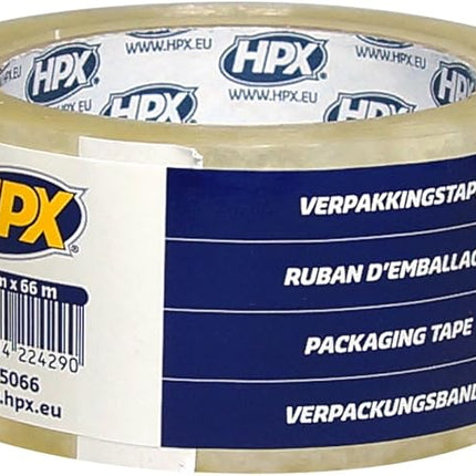 Packaging tape transparent  50 mm  x 66 m