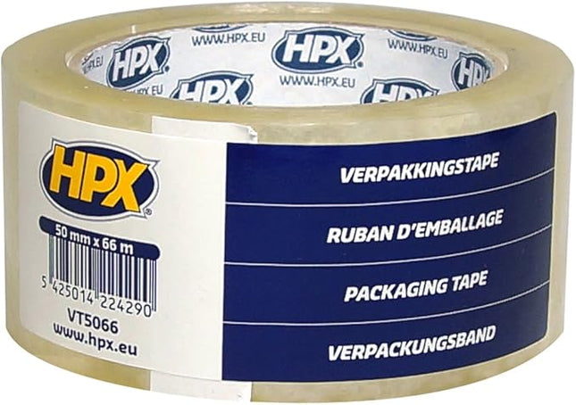 Packaging tape transparent  50 mm  x 66 m